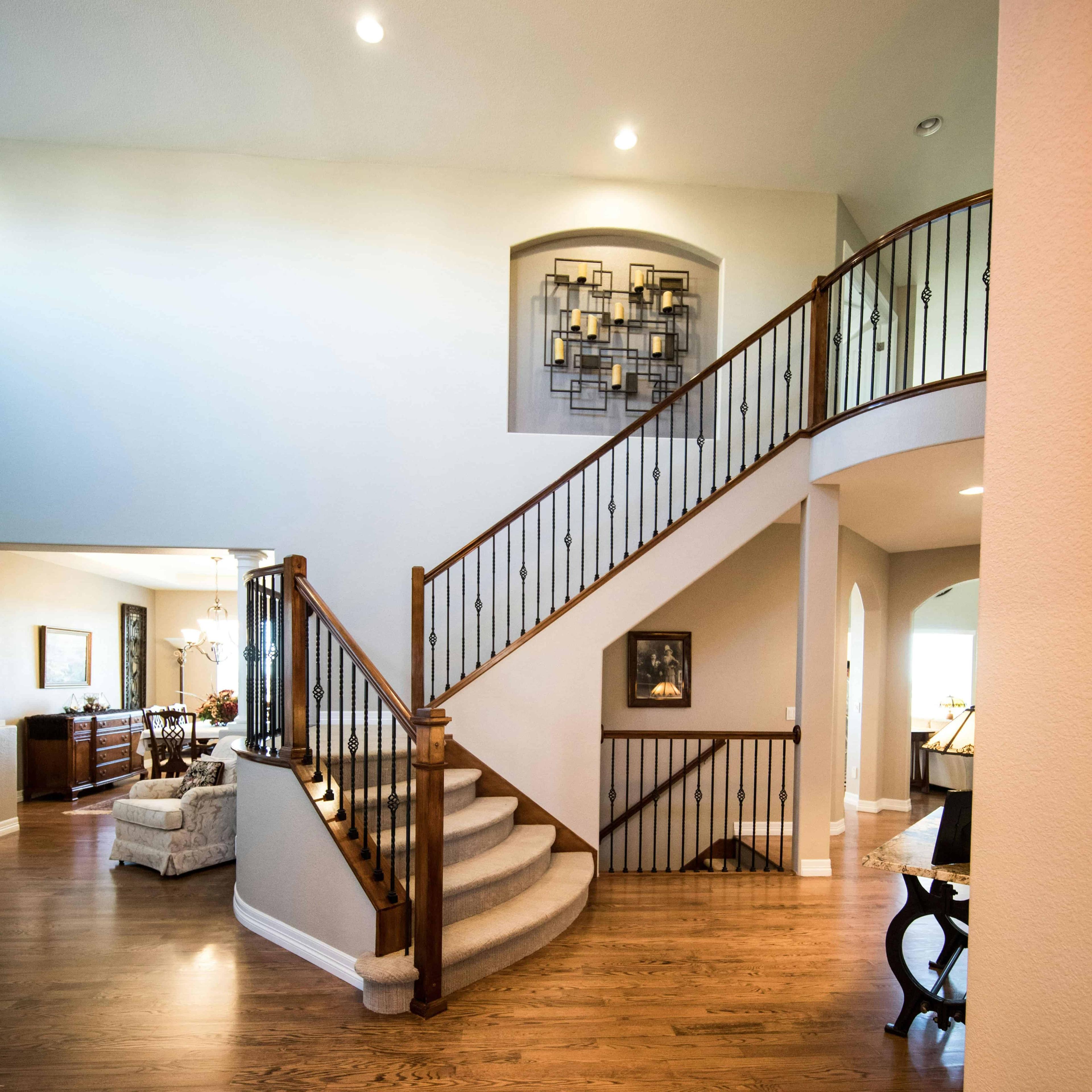 Professional painters at work